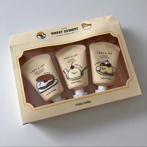 NIB Sanrio Gudetama Handcream Set